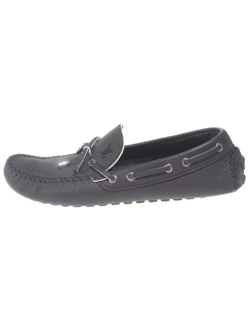 Louis Vuitton Arizona Moccasin Monogram Leather Loafers Brown